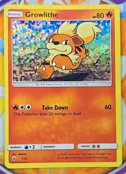 🔥Growlithe 1/12 Holographic Pokemon Card McDonalds Promo Holo 2018👍📈 - Image 1