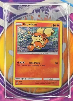 🔥Growlithe 1/12 Holographic Pokemon Card McDonalds Promo Holo 2018👍📈 - Image 3