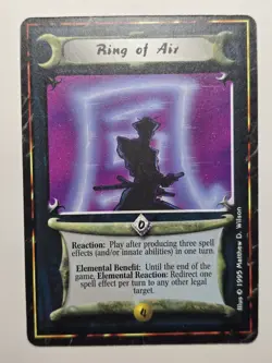 Ring of Air (Imperial Edition) NM+ L5R Legend the Five Rings ccg Near Mint card - Image 1