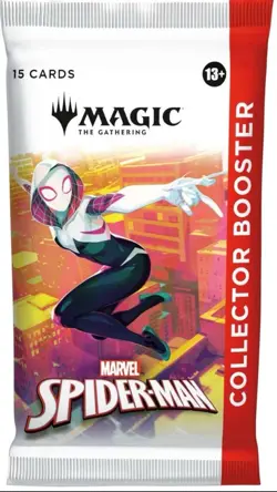 PRESALE Magic The Gathering Marvel's Spider Man Collector Booster Pack New MTG - Image 1