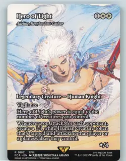 Hero of Light - Adeline, Resplendent Cathar Showcase 1 FF Through the Ages MTG - Image 1