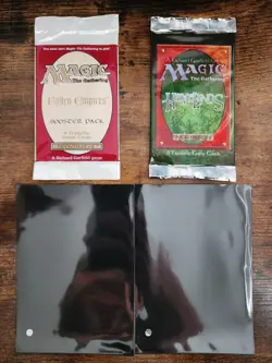 2x MTG Vintage Booster Packs ⭐Fallen Empires ⭐Homelands 1994 Magic FREE Large Sl - Image 1