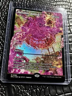 Bloodline Bidding (Showcase) Lorwyn Eclipsed Pack Fresh! Foil Mint Mythic MTG - Image 2