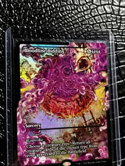 Bloodline Bidding (Showcase) Lorwyn Eclipsed Pack Fresh! Foil Mint Mythic MTG - Image 3