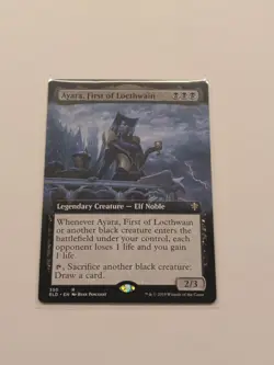 Ayara, First of Locthwain (Extended Art) Throne of Eldraine Regular - Image 1