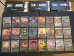 MTG Secret Lair x SONIC - Complete Foil Super Sonic -OPENED / UNPLAYED / SLEEVED - Image 1