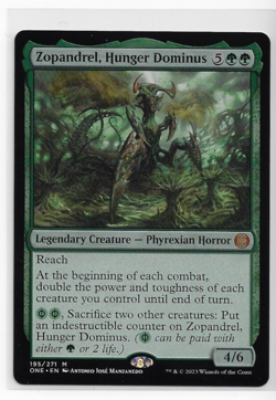 Zopandrel, Hunger Dominus Phyrexia: All Will Be One Regular (NM) 195/271 - Image 1