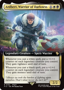 Ardbert, Warrior of Darkness (Extended Art) Final Fantasy Commander NM ABUGames - Image 1