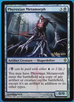 Phyrexian Metamorph (Release Promo) FOIL New Phyrexia PLD CARD (490780) ABUGames - Image 1