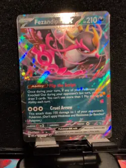 TCG Pokemon Fezandipiti ex 142/217 Me: Ascended Heroes Holo. NM Pack Fresh - Image 2