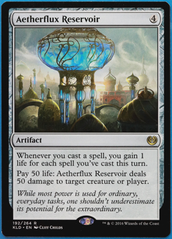 Aetherflux Reservoir Kaladesh PLD Artifact Rare MAGIC CARD (ID# 500806) ABUGames - Image 1