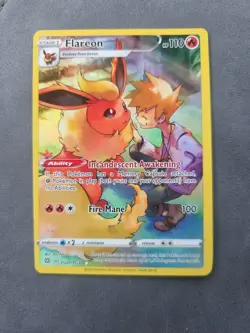 Pokemon TCG Flareon Trainer Gallery Brilliant Stars TG01/TG30 - Image 1