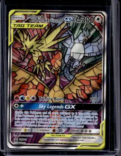 2019 Pokemon SM Black Star Promos Moltres & Zapdos & Articuno Tag Team #SM210 - Image 1