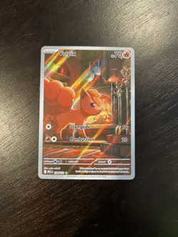 Pokemon TCG Mega Evolutions Vulpix 138/132 IR Illustration Rare - Image 1