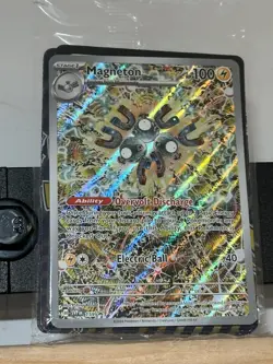 Pokemon TCG Magneton 159 Scarlet & Violet Sealed Black Star Promo Holo NM MINT - Image 1