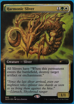 Harmonic Sliver (Secret Lair Promo) FOIL NM MTG MAGIC CARD (495408) ABUGames - Image 1