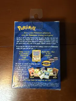 Pokemon Base Set 2 Player Starter Set Theme Deck Machamp Holo Factory Sealed - Image 2