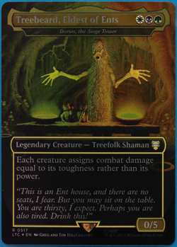 Treebeard, Eldest of Ents | Doran, the Siege Tower (Borderless) FOIL NM 496080 - Image 1