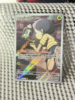 Poltchageist 171/167 Full Art Holo Pokemon SV06: Twilight Masquerade English NM - Image 3