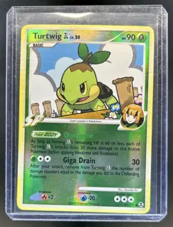 2009 Pokemon Platinum Rising Rivals Turtwig Reverse Holo #85/111 - Image 1