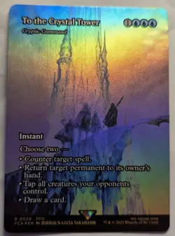 TO THE CRYSTAL TOWER foil - Final Fantasy Through Ages MTG Magic: the Gathering - Image 1