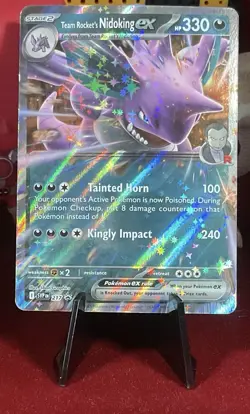 Pokemon - Team Rocket’s Nidoking EX - 217 - Promo HOLO - Image 1
