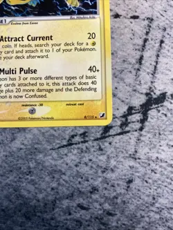 Pokemon TCG 2005 Jolteon Unseen Forces Holo Rare 8/115 - Image 4