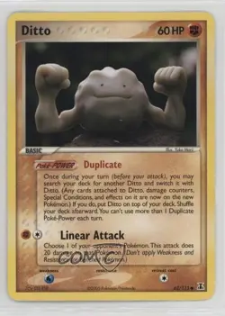 Ditto (Geodude) Pokemon EX Delta Species #62 2005 - Image 1