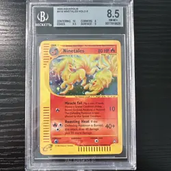 Ninetales Aquapolis Holo Rare H19 Beckett WOTC Vintage Pokemon - Image 1
