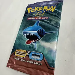 Sealed Pokemon EX Team Magma Vs Team Aqua Booster Pack SHARPEDO ART - Image 2