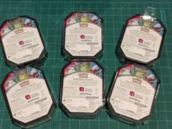 Pokemon TCG: Mighty Mysterious Tin Darkrai - Sealed Lot of 5 - Image 2