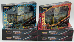 Lot of (6) Pokemon TCG Shiny Zacian & Zamazenta Premium Figure Colelction Boxes - Image 1