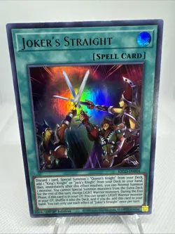 Yugioh Joker’s Straight KICO-EN004 Ultra Rare 1st Ed NM - Image 1