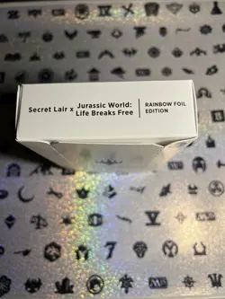 MTG Secret Lair x Jurassic World: Life Breaks Free Rainbow FOIL Edition Sealed - Image 1