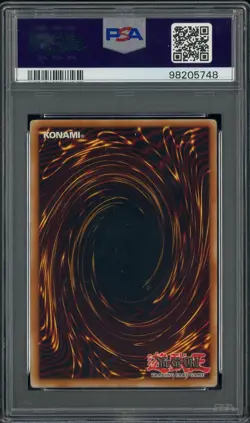 2005 Yu-Gi-Oh! 1st Edition EEN Ultimate Rare #EN050 Chthonian Blast PSA 7 NM - Image 2