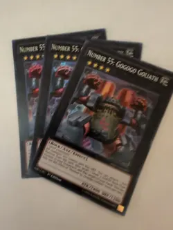 Yu-Gi-Oh! 3X Number 55: Gogogo Goliath World Superstars WSUP-EN007 1st Edition - Image 1