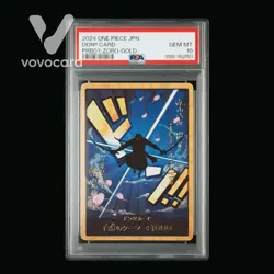PSA 10 DON!! Card Zoro PRB01-ZORO-GOLD Gold Frame One Piece Card Japanese - Image 1