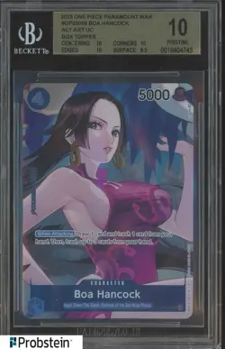 2023 One Piece Paramount War OP02059 Boa Hancock BGS 10 PRISTINE - Image 1