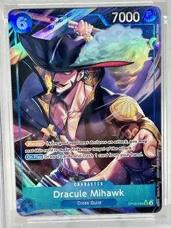 PSA 10 Dracule Mihawk Alternate Art One Piece Op09-Emperors In The New World - Image 2