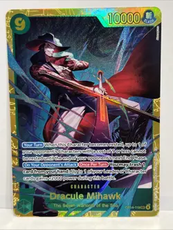 Dracule Mihawk - OP14-119 SEC - The Azure Sea's Seven - NM Foil - Image 1