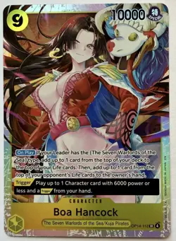Boa Hancock SR OP14-112 The Azure Sea's Seven English One Piece TCG Super Rare - Image 1