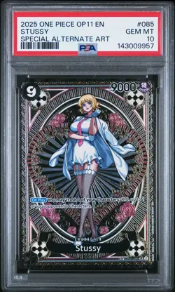 Stussy SR a Fist of Divine Speed One Piece OP07-085 PSA 10 - Image 1