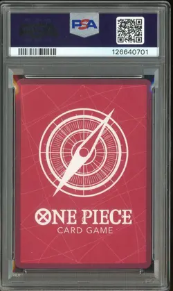 2025 One Piece EN PSA Magazine Exclusive #001 Shanks PSA 10 GEM MINT - Image 2