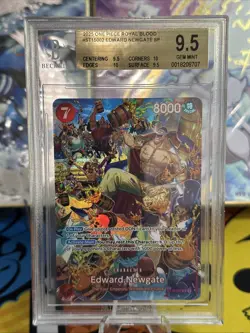 OP10 Edward Newgate SP Alt Art ST15-002 Royal Blood English SR BGS 9.5 - Image 1