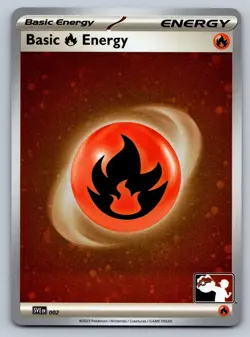 Basic Fire Energy 002 Holo Common Prize Pack Series Cards Pokemon Holo Near Mint - Image 1