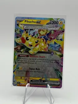 Pokemon Pikachu TCG Surging Sparks EX Double Rare Holo Card 057/191 - Image 1