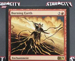 MTG Burning Earth- Signed -Magic 2014 Magic the Gathering Card #130 - Image 3