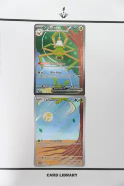Spidops ex 243/198 + Tarountula 199/198 + Scyther Connecting Art Card Lot - Image 2