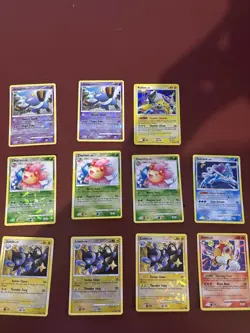 Pokemon 11 Card Cracked Ice Holo Lot- MP Condition - Image 1