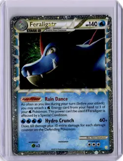 Feraligatr PRIME Heartgold Soulsilver Pokemon Card 108/123 Holo 2010 - Image 1